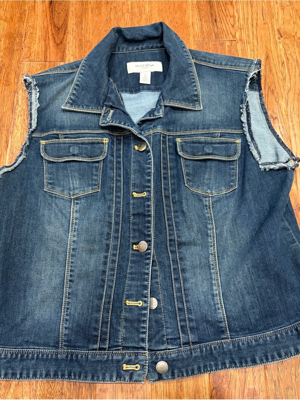 Platinum Denim Vest